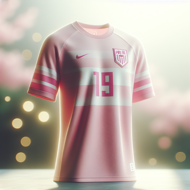 Craquez pour le maillot Japon rose édition limitée tendance et élégant