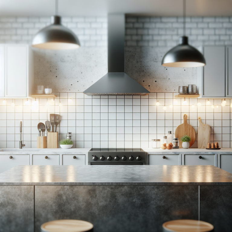 Transformez votre cuisine avec une crédence PVC au style industriel contemporain